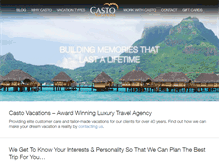 Tablet Screenshot of castovacations.com